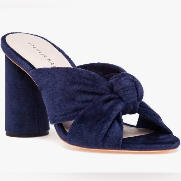 Loeffler Randall Shoes - Loeffler Randel velvet knot heels - size 7